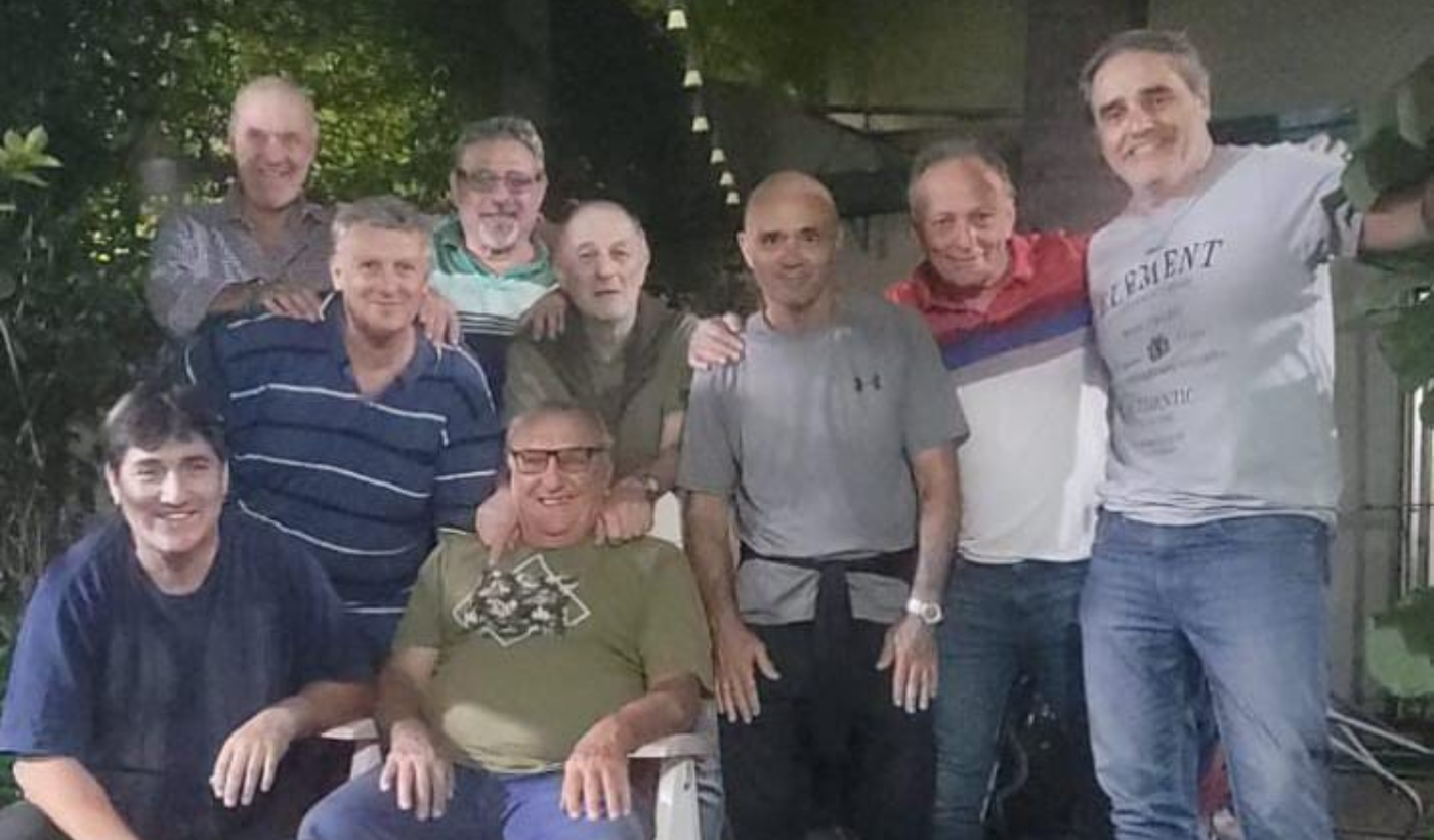 Reencuentro de la última camada de jugadores de Club Gutenberg.