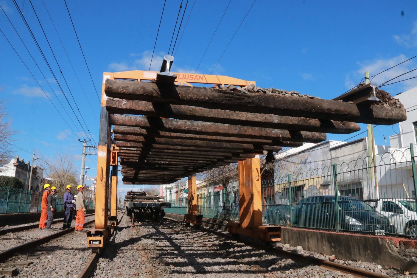 Obras en el Tren Roca