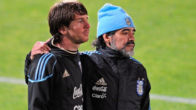 messi hablo de su amor por maradona y de sus ganas de jugar el ultimo mundial con la seleccion