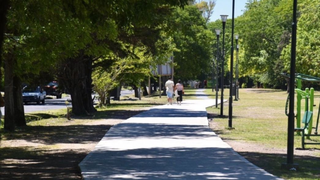 Avanza la construcción de dos parques lineales en importantes avenidas de La Plata