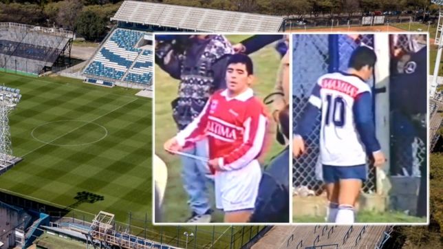 en el cumpleanos de maradona, el dia que fue de estudiantes y de gimnasia en una misma tarde