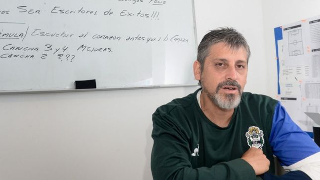 el indio ortiz le puso metas a gimnasia: nuestro objetivo es lograr el 55% de los puntos