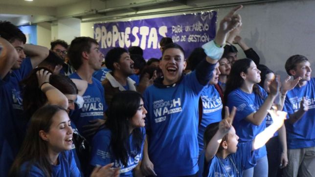 la walsh ratifico su hegemonia en la facultad de periodismo y gano por amplio margen