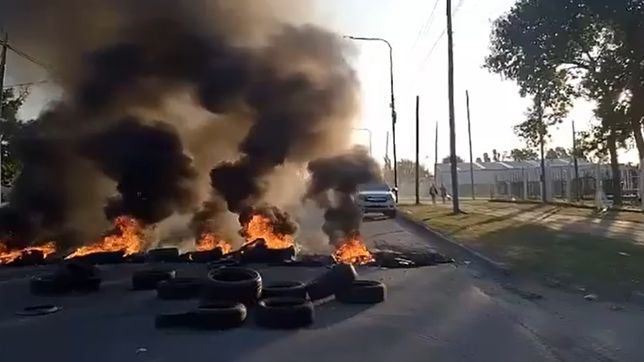 corte de calle y reclamo por el crimen de un vecino de la plata en medio de una pelea