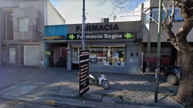 en medio de la cuarentena, robaron en una farmacia de turno de la plata