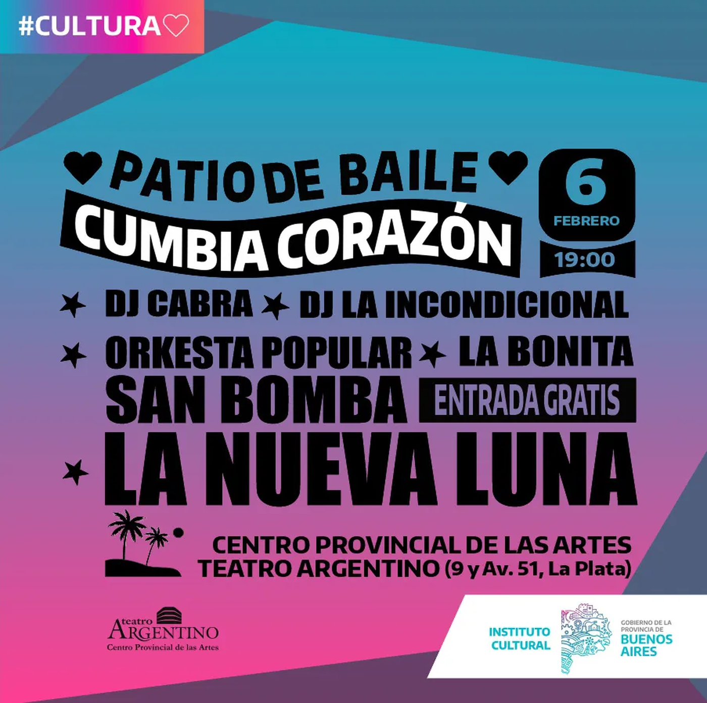 La Nueva Luna inaugura el ciclo musical del Teatro Argentino de La Plata. 