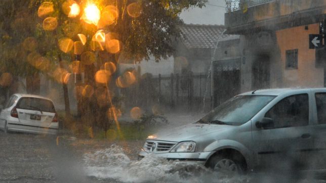 las calles de la ciudad que se inundaron