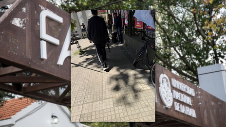 Un nene, un arma larga de juguete y mucha confusión: ¿qué fue lo que pasó en la facultad de Arquitectura?