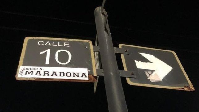 quieren que la calle 10 se llame diego maradona y juntan firmas en change.org