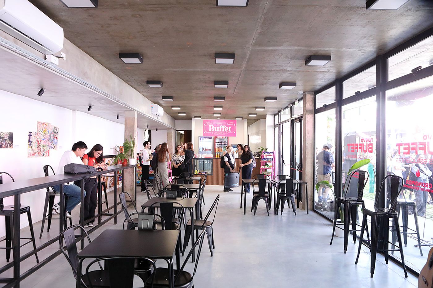 As&iacute; luce el nuevo buffet de la facultad de Artes de la UNLP
