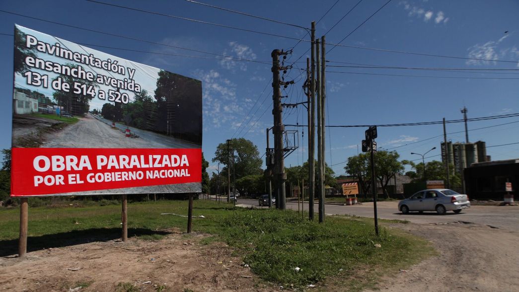 Las tres grandes obras viales paradas en La Plata y la región por el Gobierno nacional