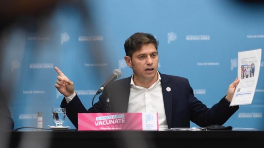 Kicillof confirmó que le dará a Nación las vacunas contra el COVID que compre la Provincia