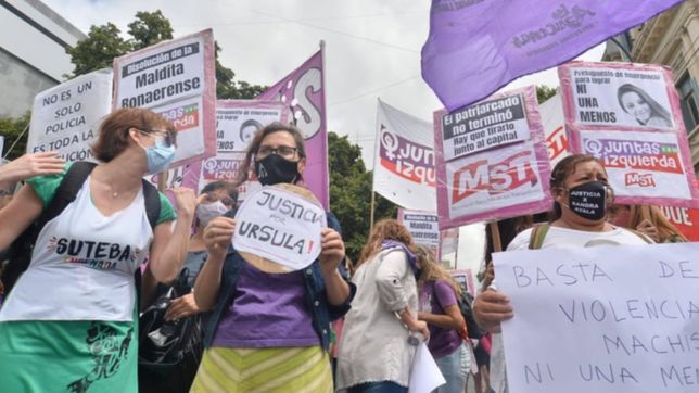 la plata marcha contra los femicidios y para exigir la reforma judicial