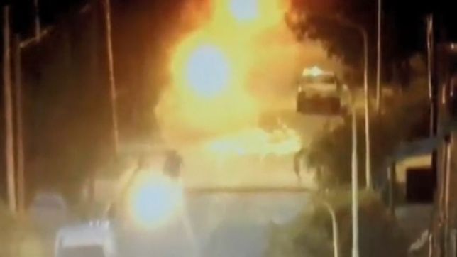 video: una camara grabo al presunto asesino de nadia ferraresi huyendo tras el crimen