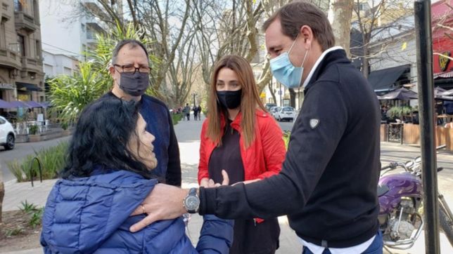 la lista de santilli en la plata es garro: volvio el timbreo en el primer dia de campana