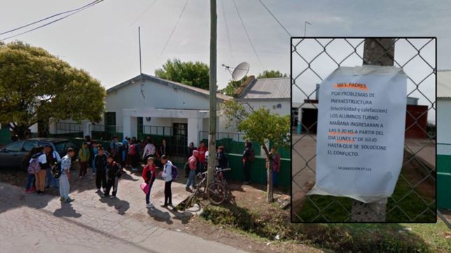 una escuela de la plata da menos horas de clase para que los chicos no pasen frio