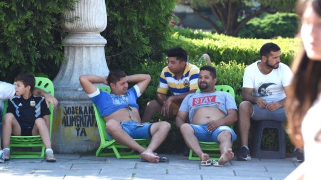 miercoles sofocante en el clima en la plata: sol a pleno y maxima de 34°c