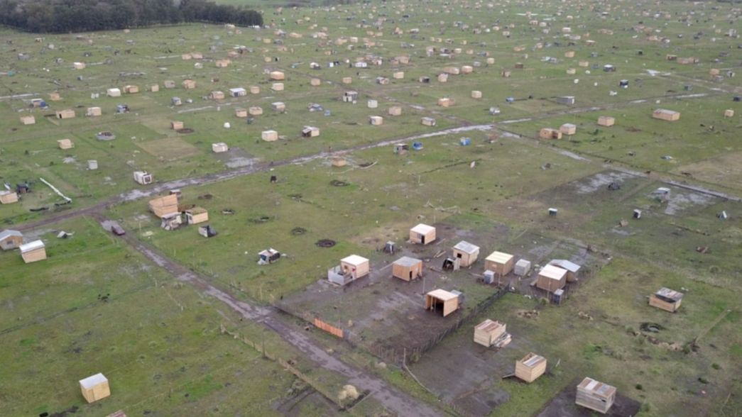 #ElDroneDe0221: Las tomas de tierras en La Plata, desde el aire
