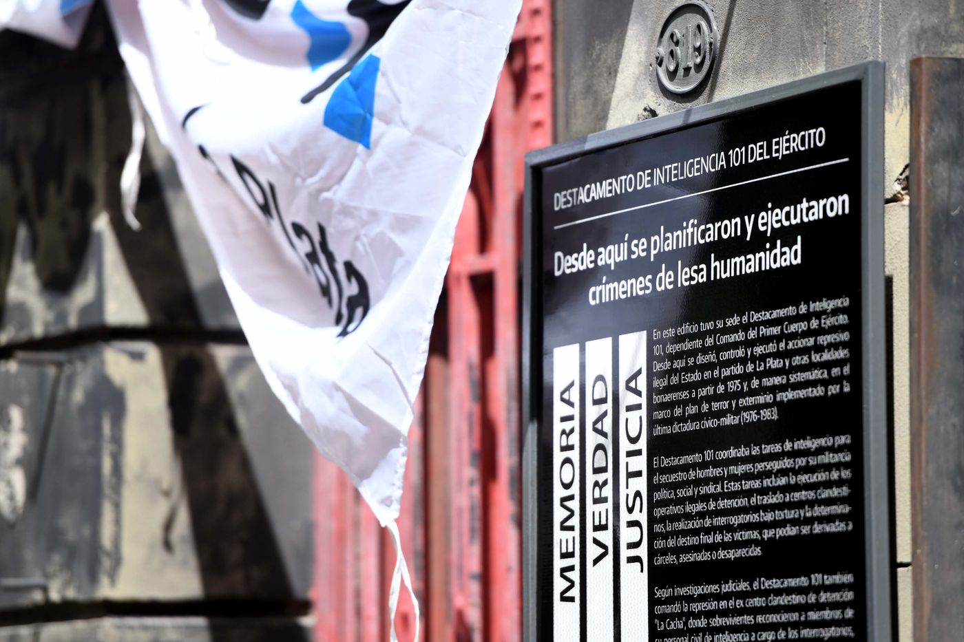 El exDetacamento de Inteligencia 101 que operaba en 55 entre 7 y 8 de La Plata fue convertido en Archivo Provincial de la Memoria