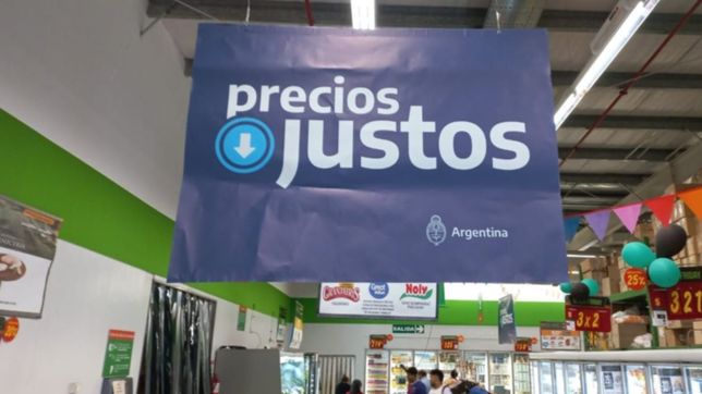 ¿que productos de precios justos son los que mas aparecen en las gondolas de la plata?