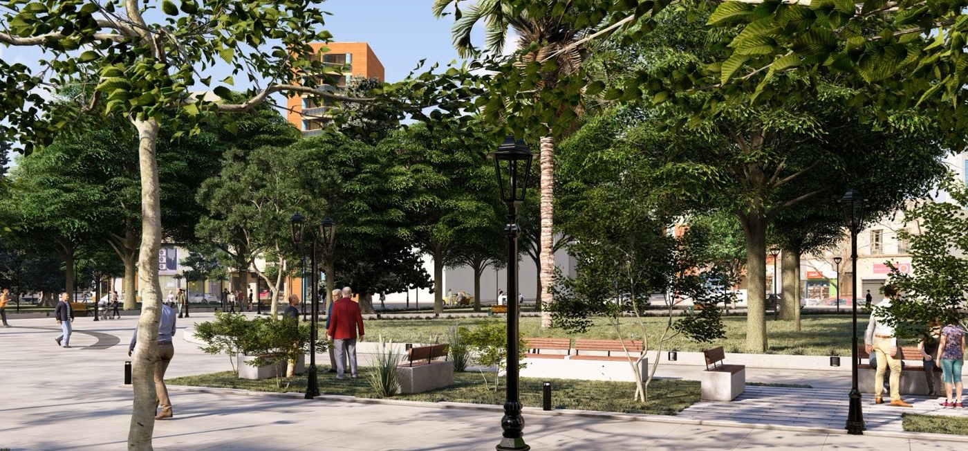 As&iacute; ser&aacute; Plaza Italia luego de las remodelaciones.