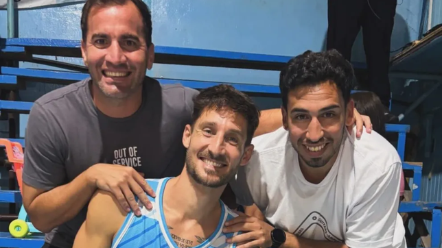 el particular debut de nicolas mazzola en el basquet tras su retiro del futbol profesional