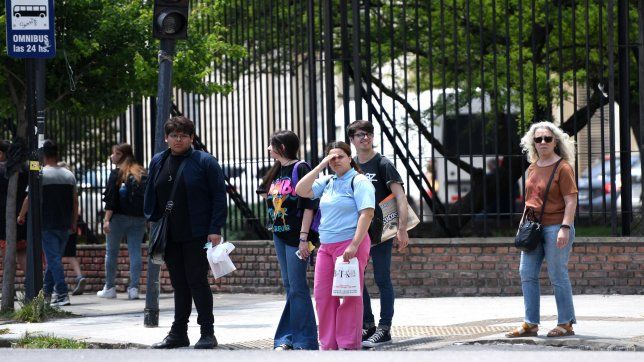 la semana termina con un viernes pesado, caluroso y a la espera de lluvias en la plata