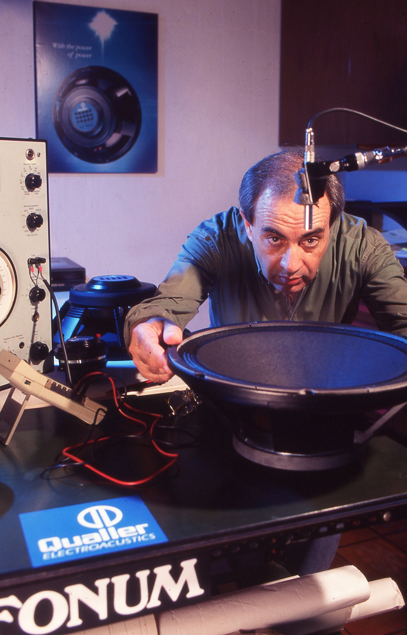 Fue pionero en artefactos de sonido no sólo en La Plata, sino en todo el país. Archivo: Clarín. 