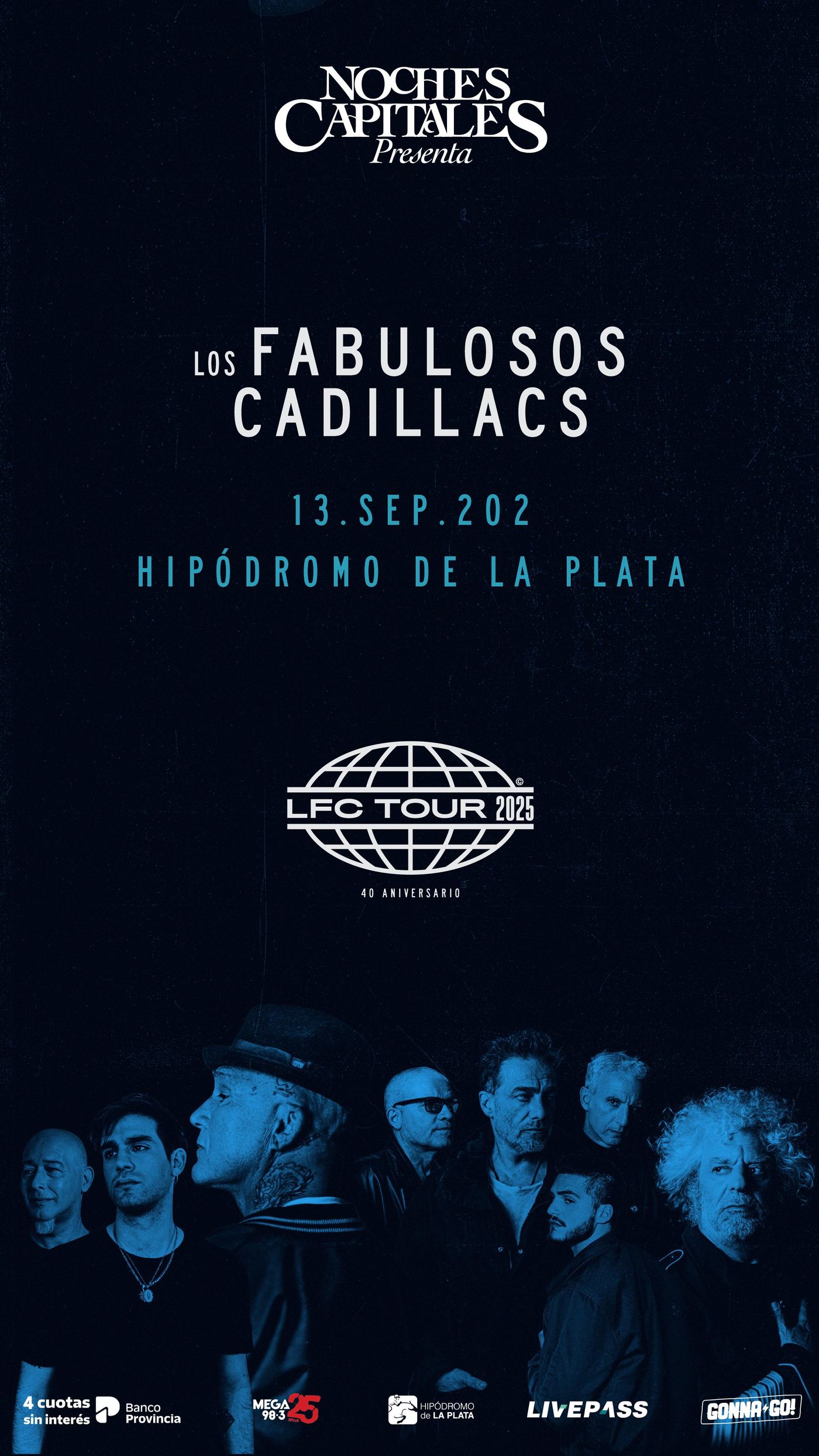Los Fabulosos Cadillacs vuelven a La Plata para presentarse en Noches Capitales