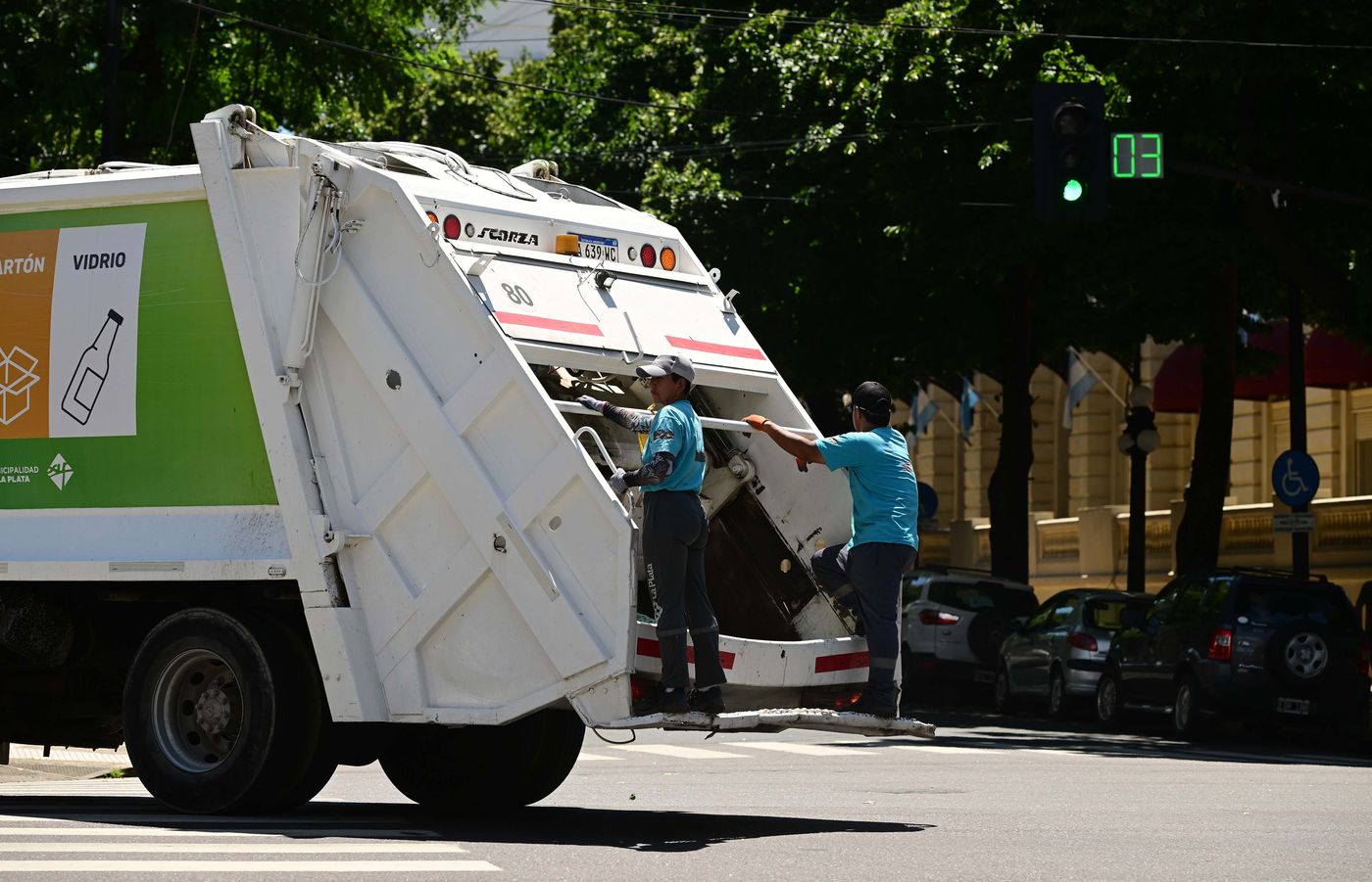 Camión recolector recolección de residuos ESUR