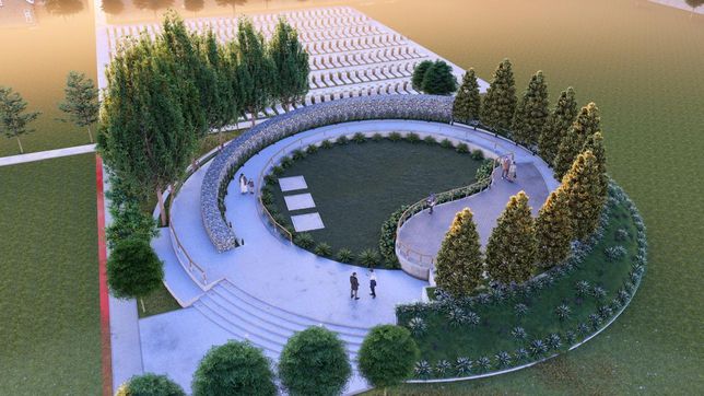 todas las fotos del nuevo osario que construiran en el cementerio de la plata