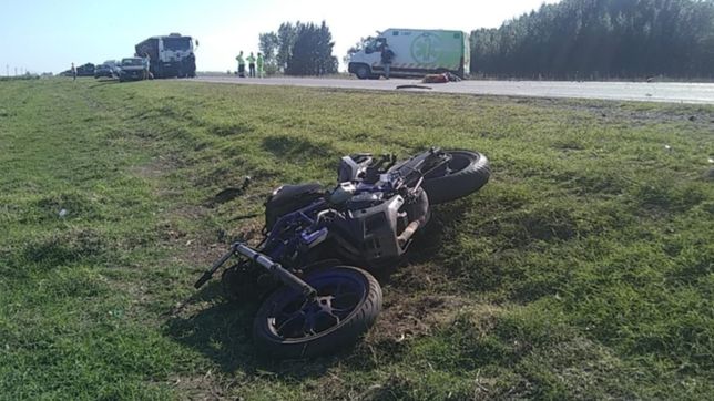 ¿quien era el platense que murio tras chocar con su moto en la ruta 3?