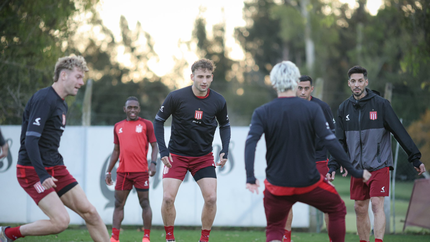 El Pincha arrancó una semana de definiciones con la vuelta a los entrenamientos