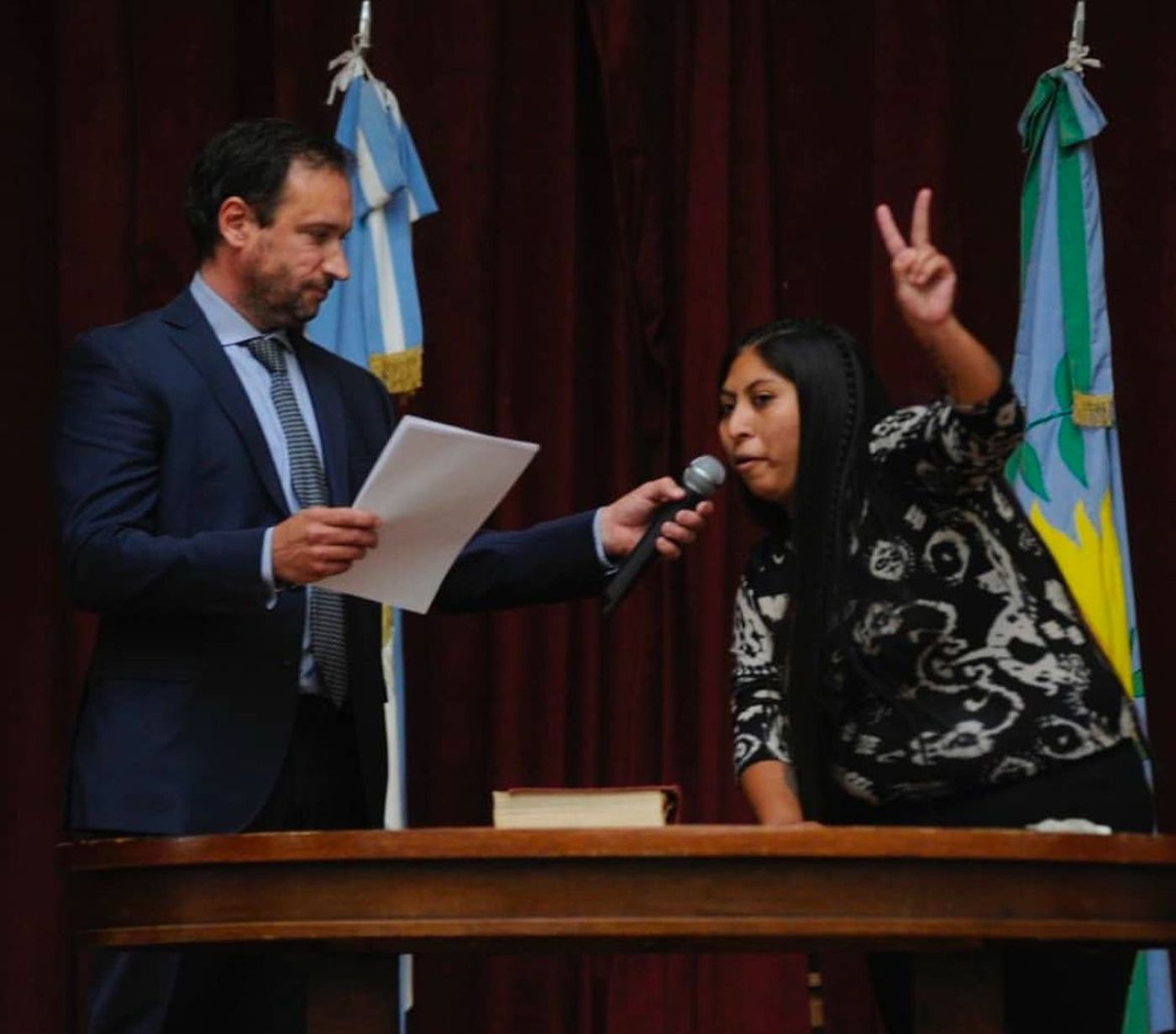 Romina Coronel forma parte del Ateneo Eva Perón