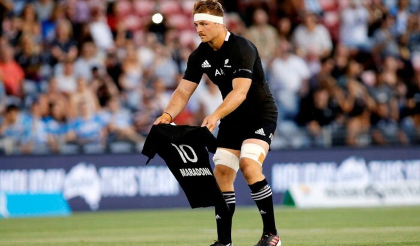 El homenaje All Blacks a Maradona.  