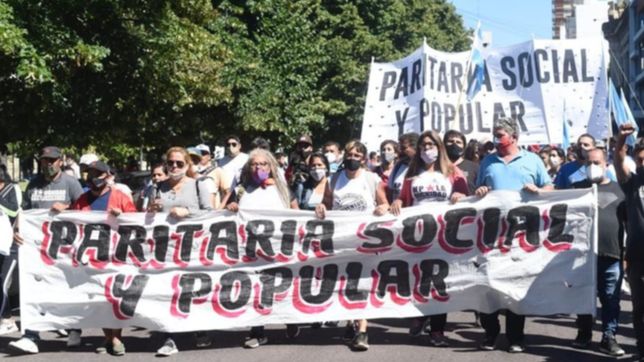 llego a la plata la caravana nocturna que le dejara propuestas a kicillof