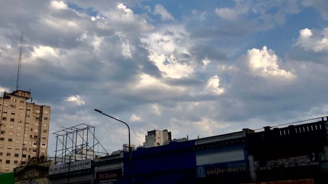 templado, con nubes y sin lluvias: asi estara el clima este jueves en la plata