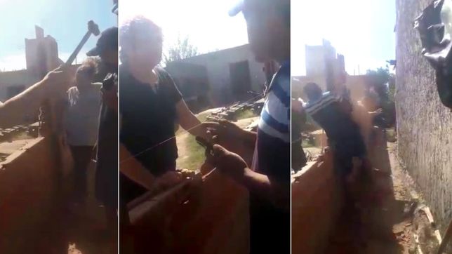 video: una pelea por una medianera casi termina en tragedia en berisso