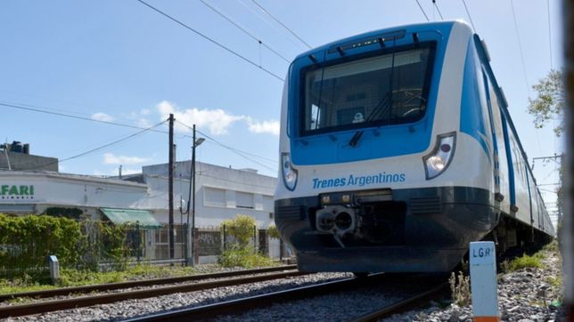 conmocion y servicio limitado por un hombre arrollado por el tren roca en villa elisa