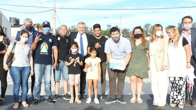 alberto fernandez entrego la vivienda numero 30 mil desde el comienzo de su mandato