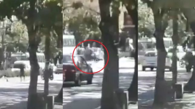 video: el momento exacto del tiroteo que sacudio a los platenses en pleno centro