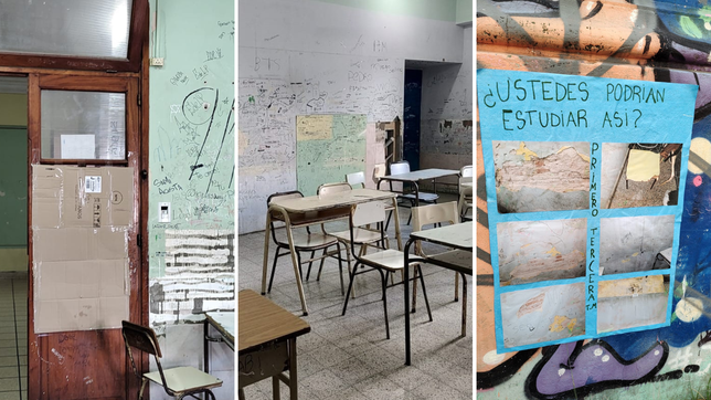 paredes descascaradas, ventanas rotas y paredes electrificadas: reclaman obras en el ex normal 3 de la plata