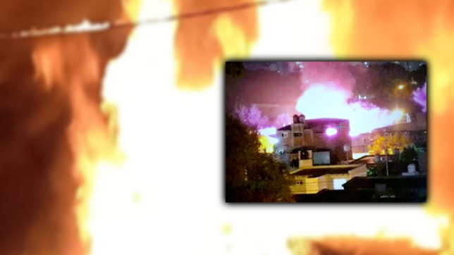 video: asi se fue el incendio en la casa de una familia de ensenada que perdio todo