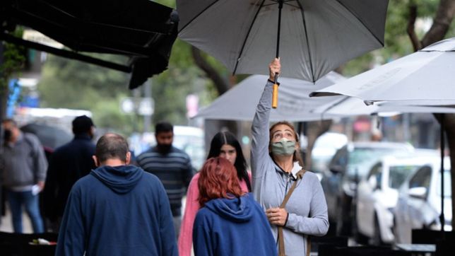 alerta amarillo por rafagas, tormentas y granizo en la plata