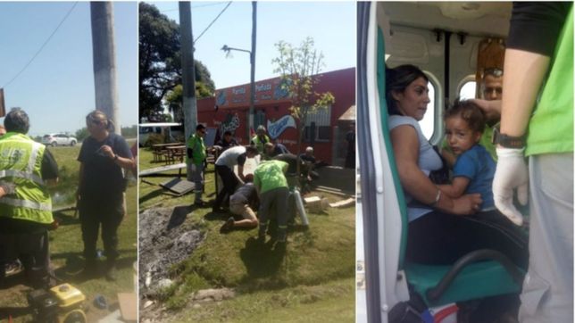 final feliz en etcheverry: liberaron a siro, el nene platense atrapado en la campana de una parrilla