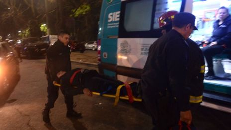 Represión en Gimnasia en alta