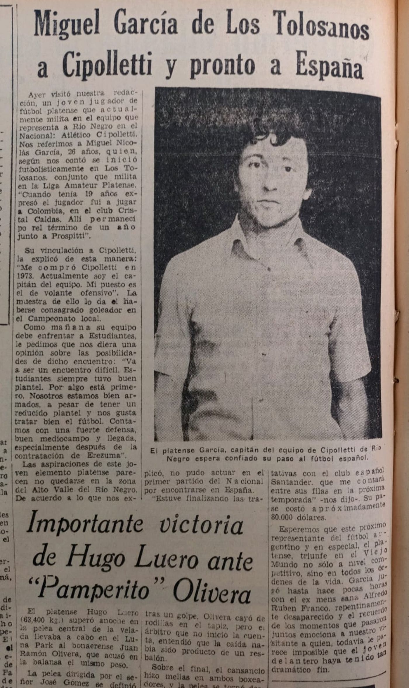 Del fútbol amateur platense hacia el mundo. 