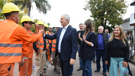 alak conformo la junta comunal de los hornos y superviso las obras en avenida 60