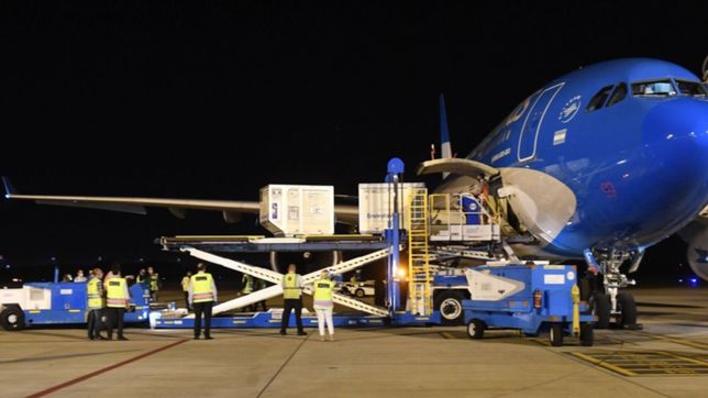 llego un avion con 768 mil dosis de sinopharm y el pais supero las 28 millones de vacunas