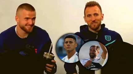 Un jugador de Inglaterra dijo que es adicto al mate por culpa de Marcos Rojo y Rinaudo